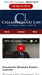 Mobile Screenshot of chamberlandlaw.com